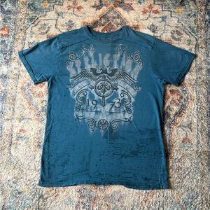 Vintage Y2K Affliction Logos T-shirt Size XL